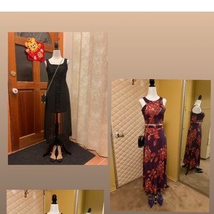 4 long elegant dresses in one price.